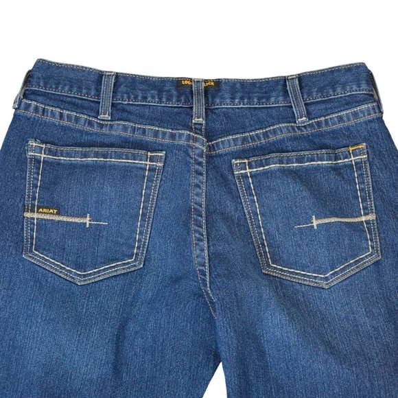 ARIAT Rebar M4 Relaxed DuraStretch Edge Boot Cut Jean Bodie Style 100162290 - Picture 9 of 12